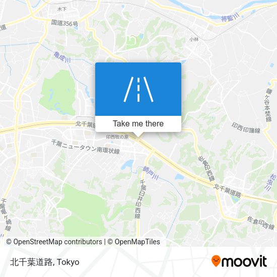 北千葉道路 map