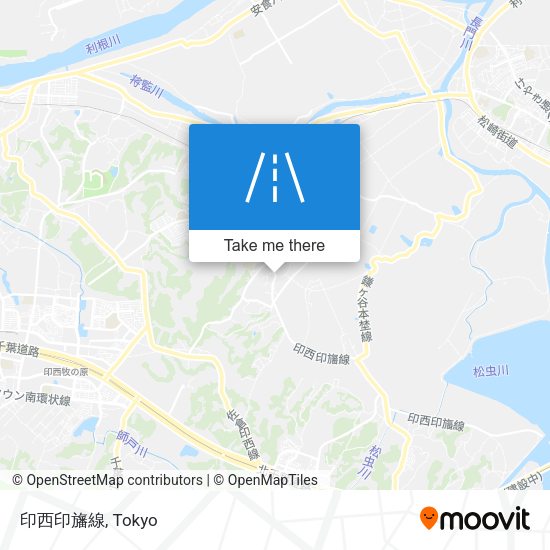 印西印旛線 map
