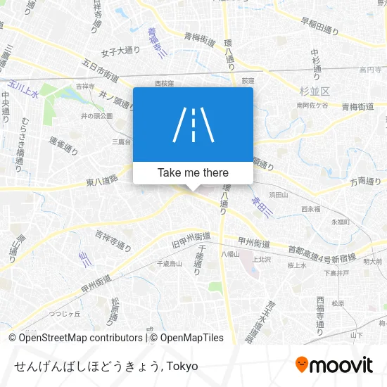 せんげんばしほどうきょう map
