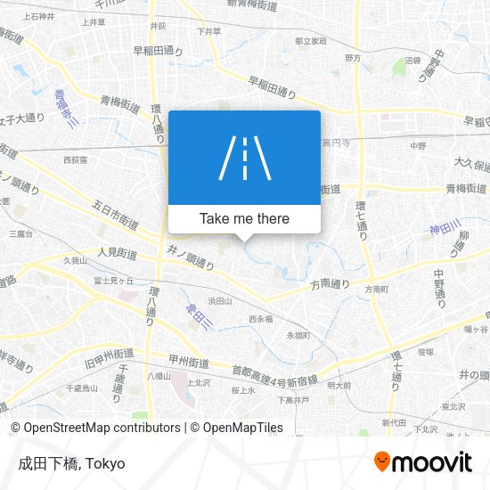 成田下橋 map