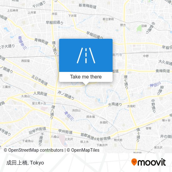 成田上橋 map