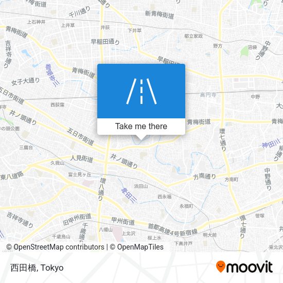西田橋 map