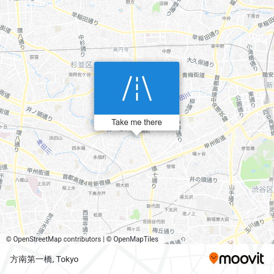 方南第一橋 map