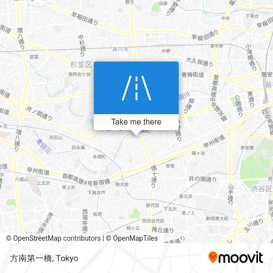 方南第一橋 map
