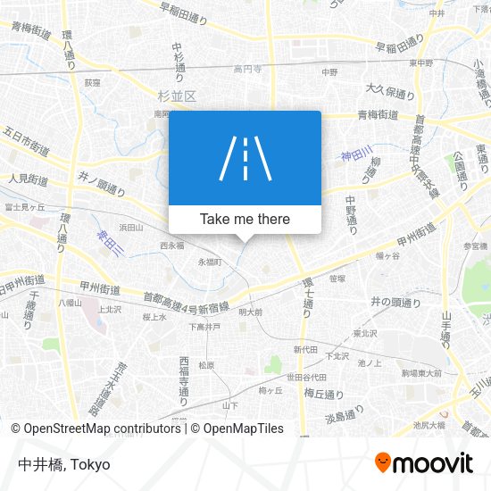 中井橋 map