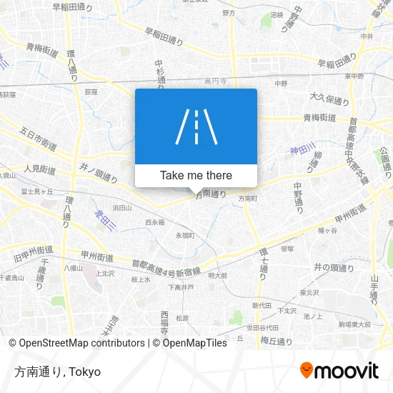 方南通り map