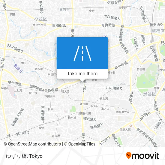 ゆずり橋 map
