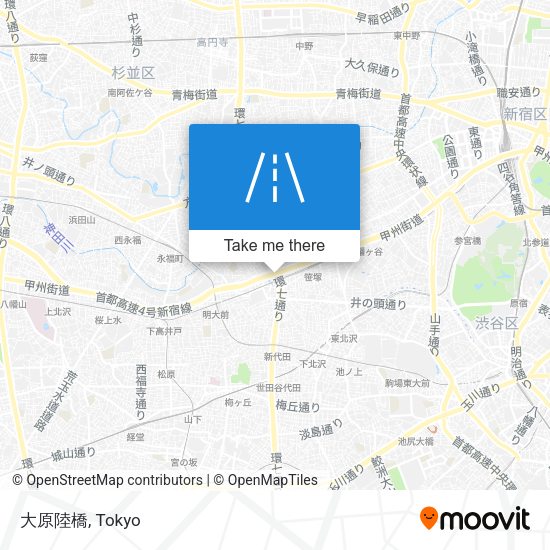 大原陸橋 map