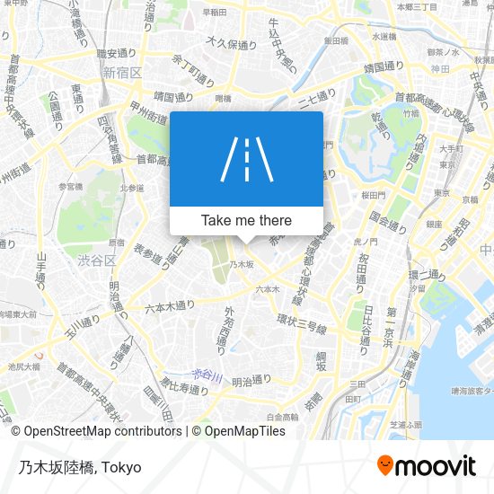 乃木坂陸橋 map