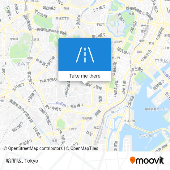 暗闇坂 map