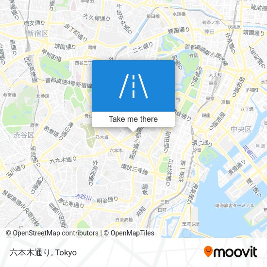 六本木通り map