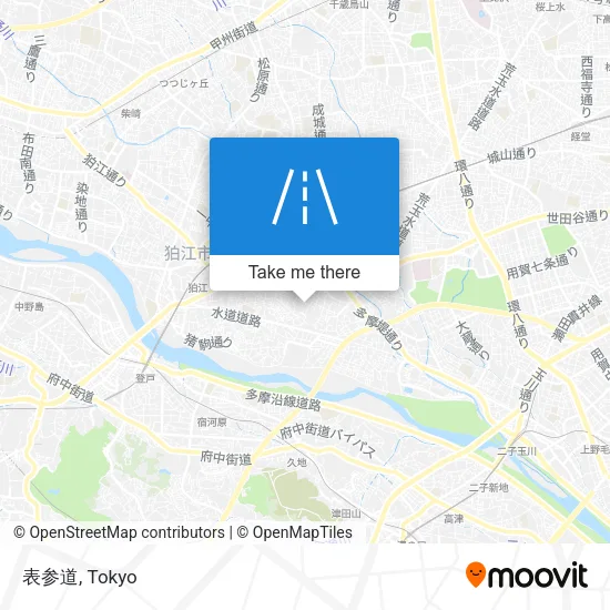 Omotesando map