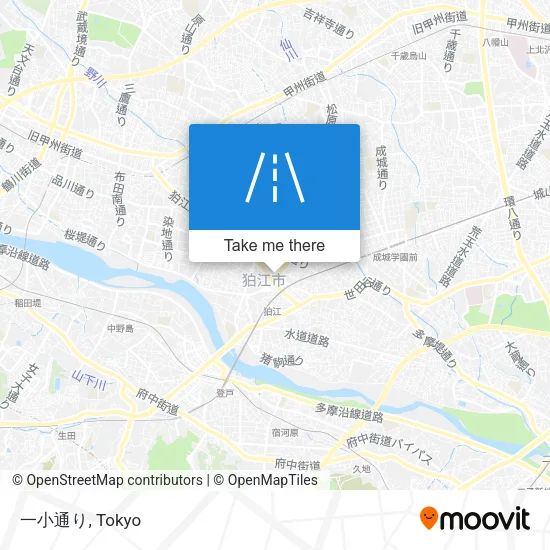 一小通り map