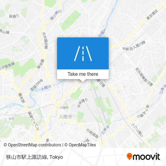 狭山市駅上諏訪線 map