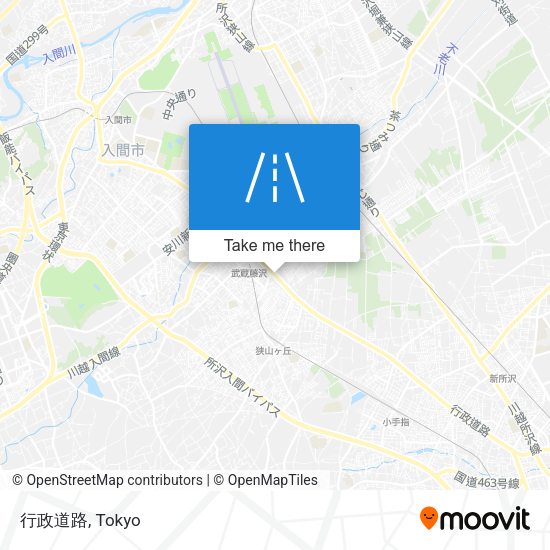 行政道路 map