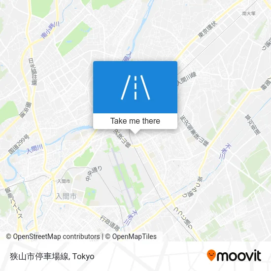 狭山市停車場線 map