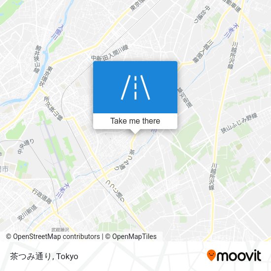 茶つみ通り map