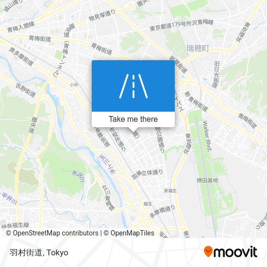 羽村街道 map