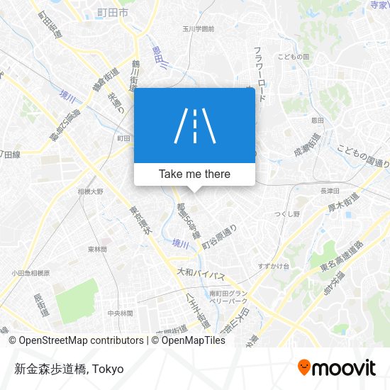 新金森歩道橋 map