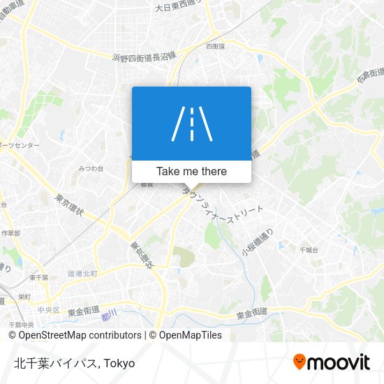 北千葉バイパス map