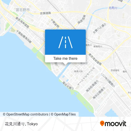 花見川通り map