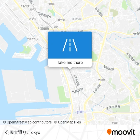 公園大通り map