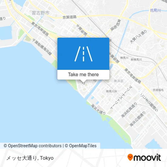 メッセ大通り map