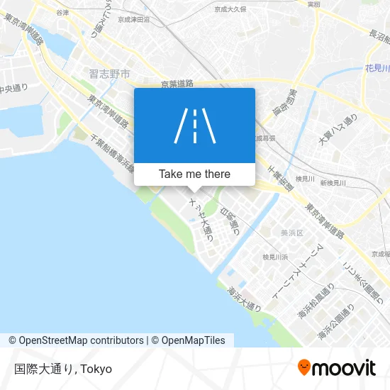 International Avenue map