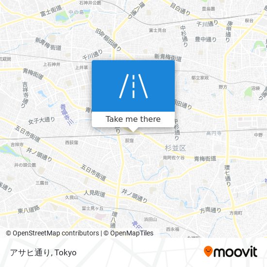 アサヒ通り map