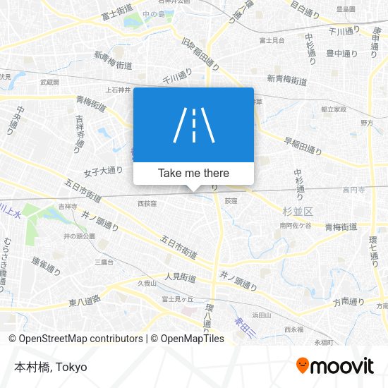 本村橋 map