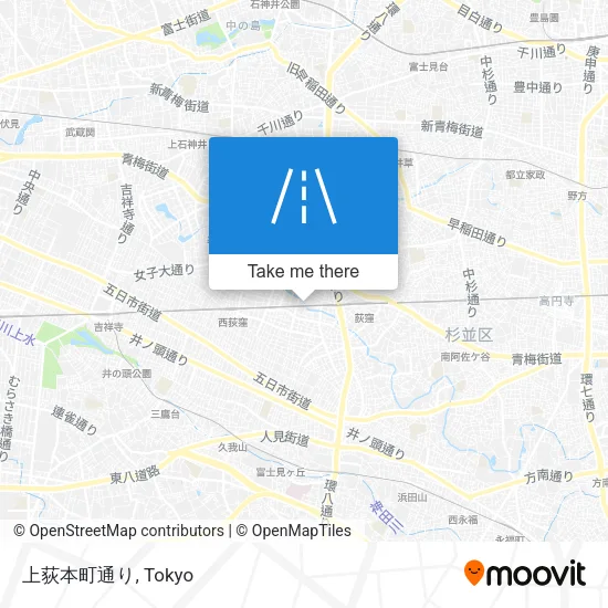 上荻本町通り map