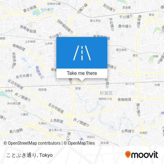 ことぶき通り map