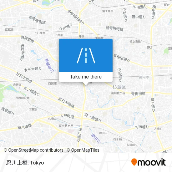 忍川上橋 map