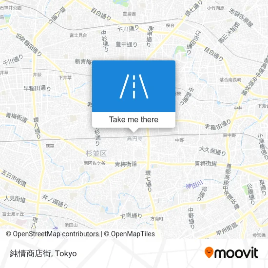 純情商店街 map
