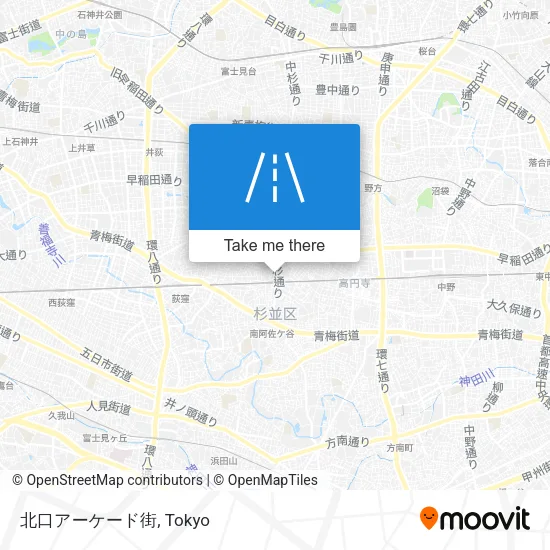北口アーケード街 map