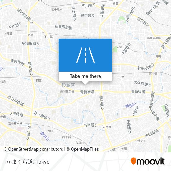 かまくら道 map