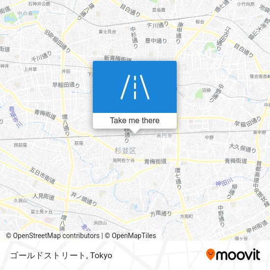 ゴールドストリート map