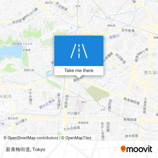 新青梅街道 map