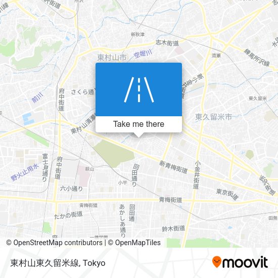 東村山東久留米線 map