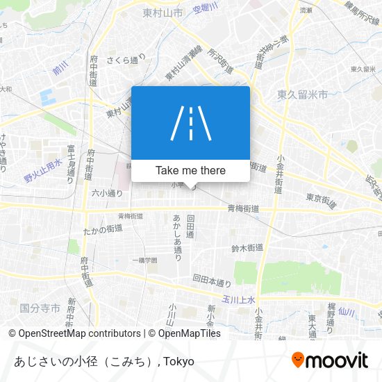 あじさいの小径（こみち） map