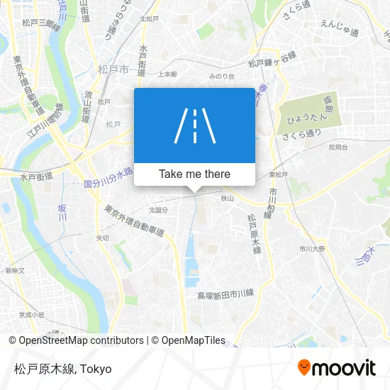 松戸原木線 map