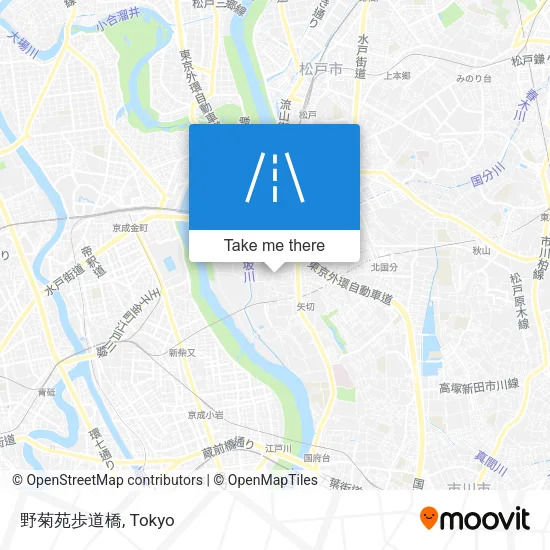 野菊苑歩道橋 map