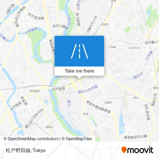 松戸野田線 map