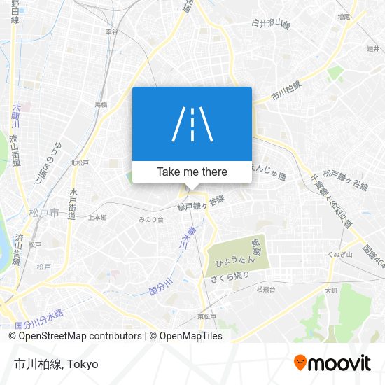 市川柏線 map