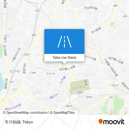 市川柏線 map