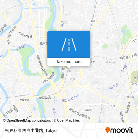松戸駅東西自由通路 map