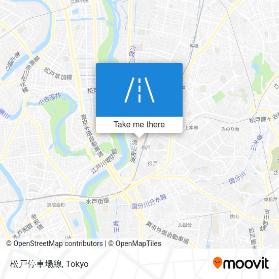 松戸停車場線 map