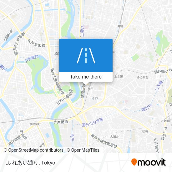 ふれあい通り map