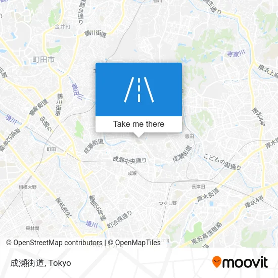 成瀬街道 map