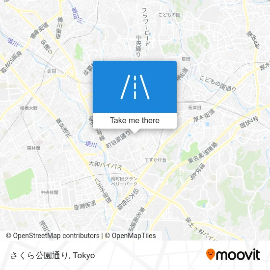 さくら公園通り map